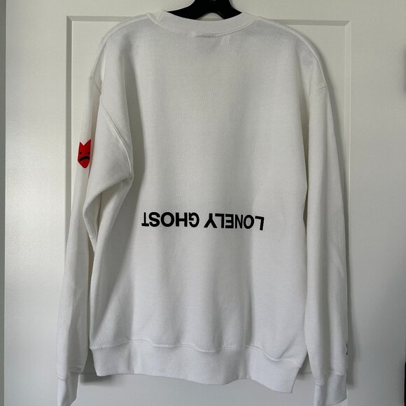 Lonely Ghost Sad Heart Sweatshirt - Picture 2 of 4